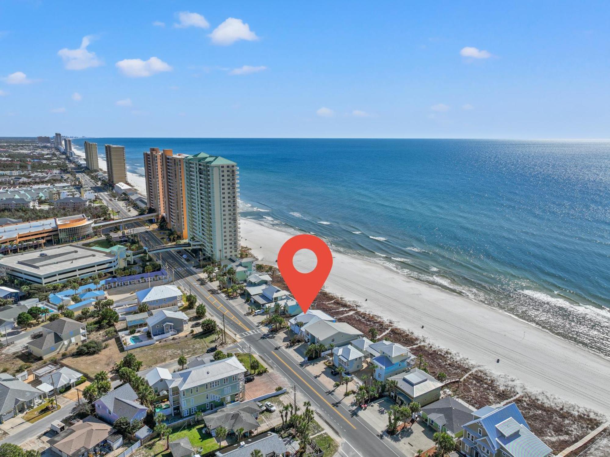 Luxury Gulf Front Property! Directly On The Beach! Sleeps 15! Panama City Beach Eksteriør billede
