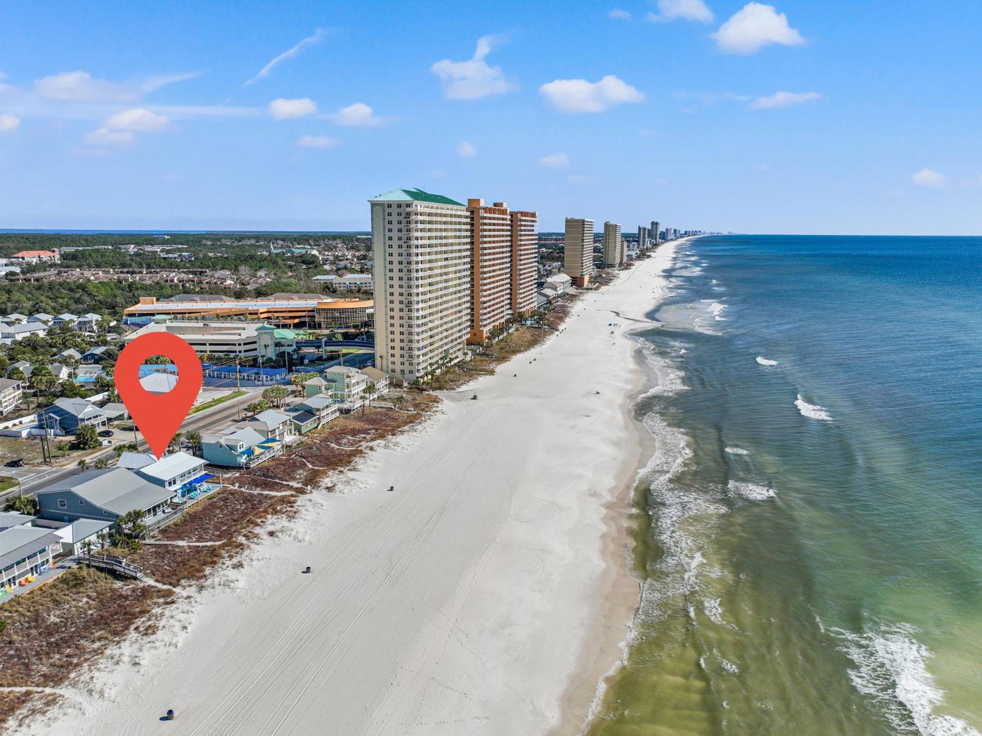 Luxury Gulf Front Property! Directly On The Beach! Sleeps 15! Panama City Beach Eksteriør billede